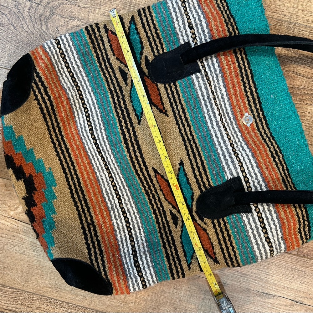 Multicolor Patterned Satchel Bag - Picture 11 of 15